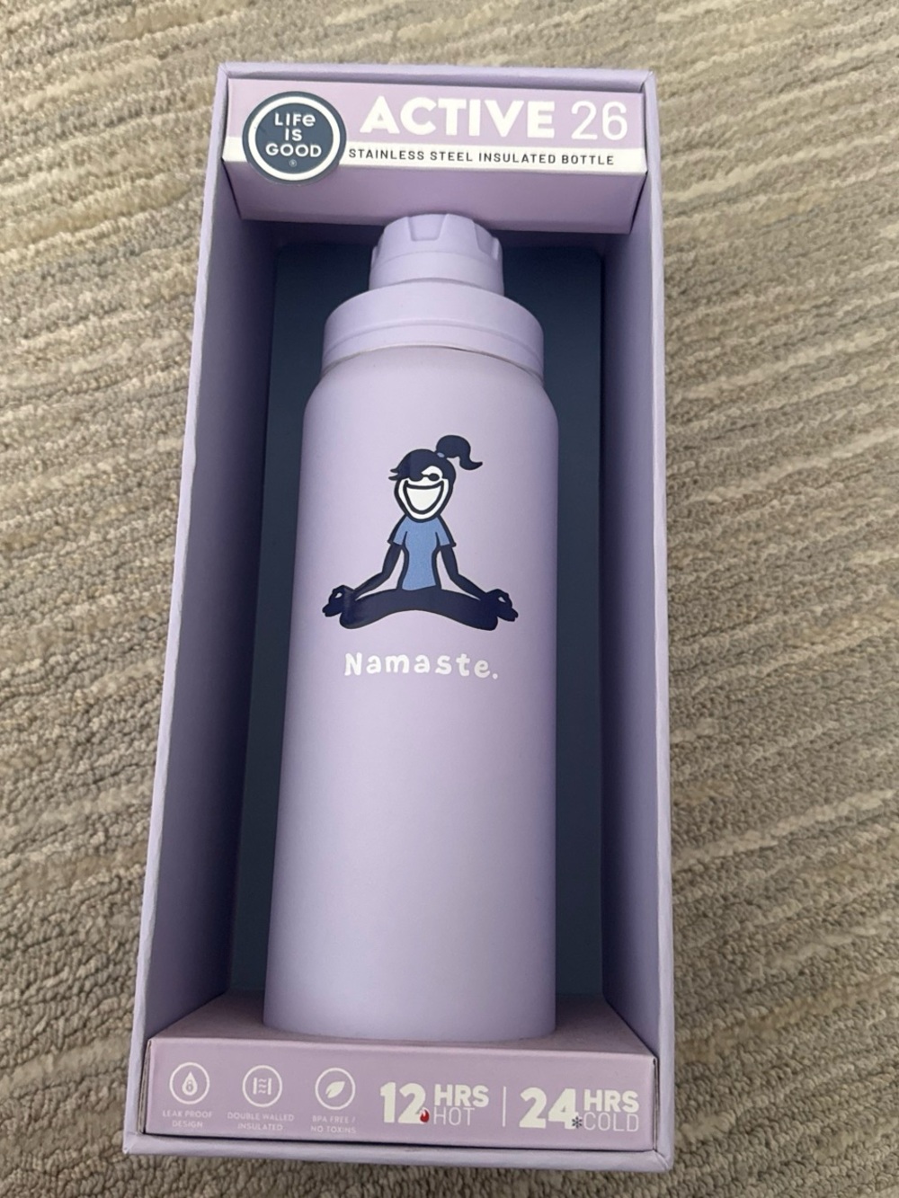 Life is good water bottle
